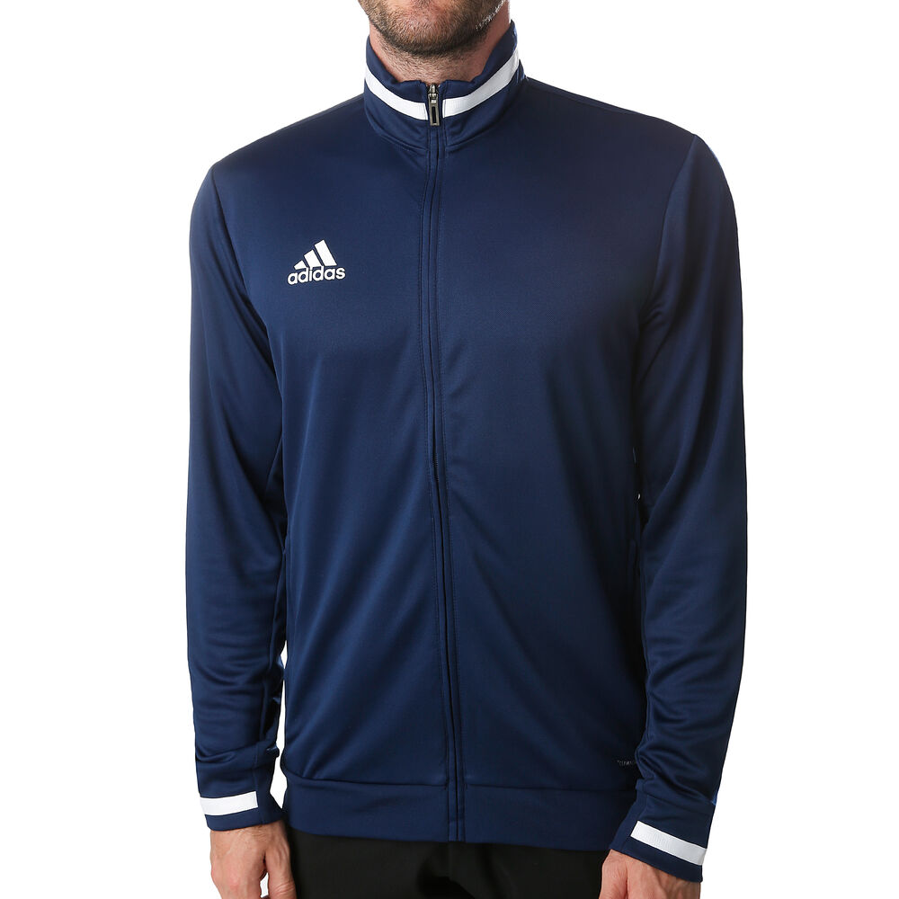 adidas Training T19 Veste De Survêtement Hommes - Bleu Foncé , Blanc
