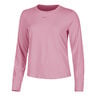 One Classic Dri-Fit Haut manches longues Femmes - pink, noir