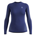 Vêtements Odlo Odlo Performance WarmCrew Haut manches longues Femmes - bleu, 