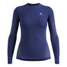 Performance WarmCrew Haut manches longues Femmes - bleu, 