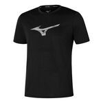 V&ecirc;tements Mizuno Mizuno Core RB Maillot De Course Hommes-Noir
