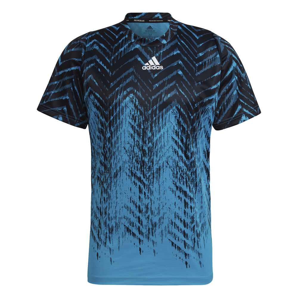 adidas Primeblue Freelift T-shirt Hommes - Turquoise , Noir