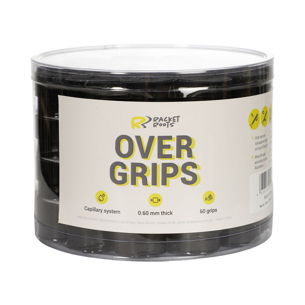 Racket Roots RR Grip Box De 60 Balles - Noir