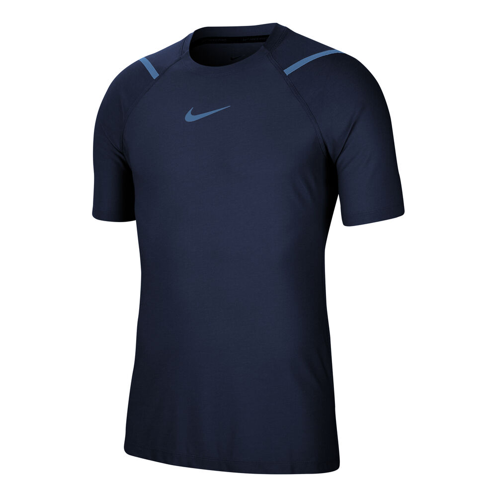 Nike Pro NPC T-shirt Hommes - Bleu Foncé , Bleu Clair