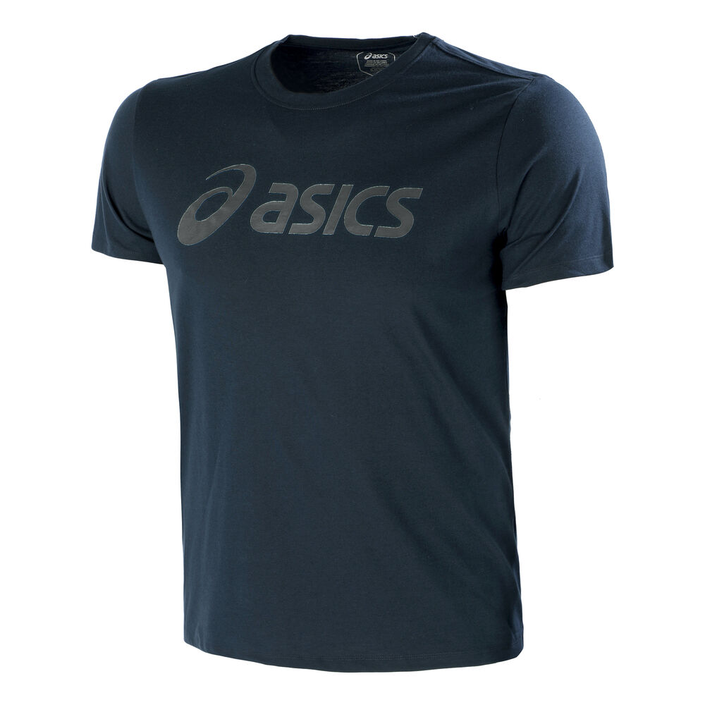 Asics Big Logo T-shirt Hommes - Bleu Foncé
