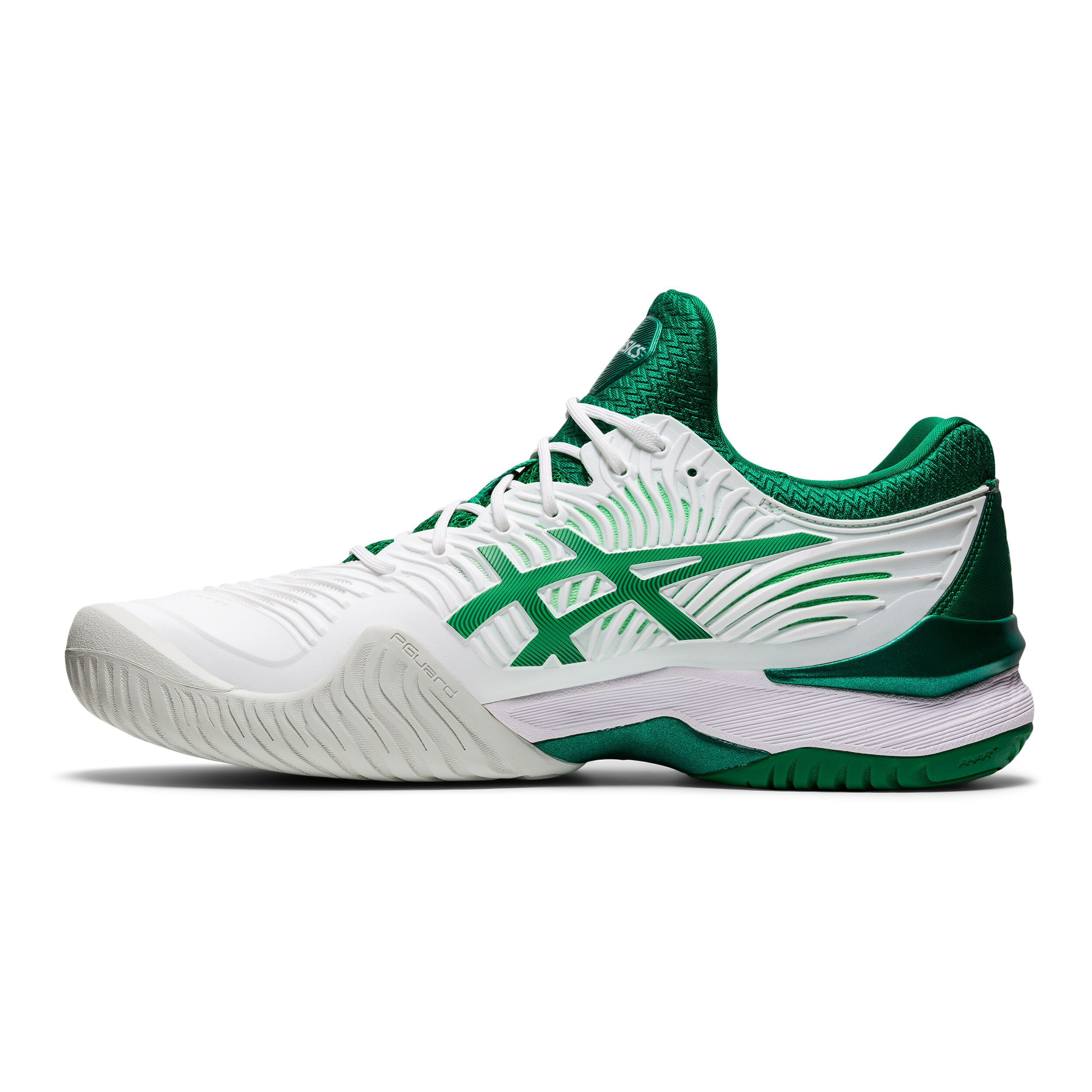 Buy ASICS Novak Djokovic Court FF Chaussures Toutes Surfaces Hommes Blanc Vert online Tennis Point FR