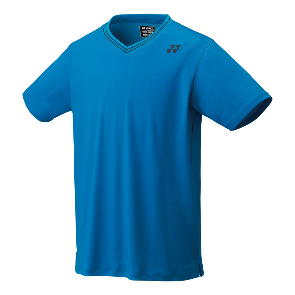 Yonex Neck Haut Manches Longues Hommes - Bleu