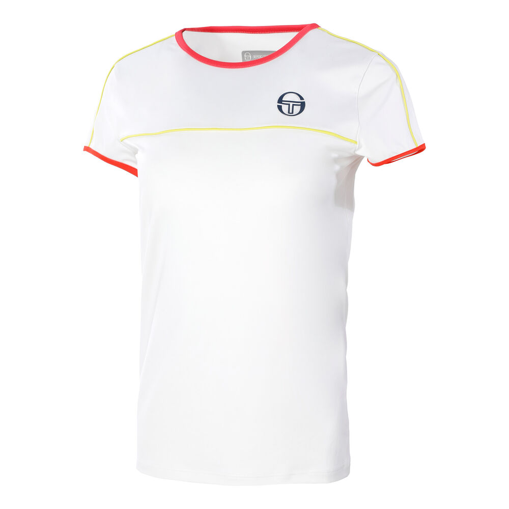 Sergio Tacchini Iris T-shirt Femmes - Blanc , Rouge