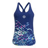 Decoration D&eacute;bardeur Tank Top Femmes-Bleu Fonc&eacute;