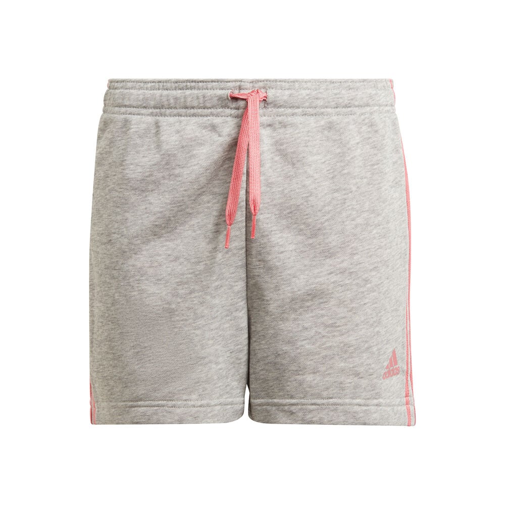 adidas Essentials Big Logo Shorts Filles - Gris Clair , Abricot