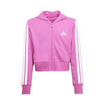 Vêtements adidas adidas 3Stripes Gilet En Coton Enfants-Pink,Blanc