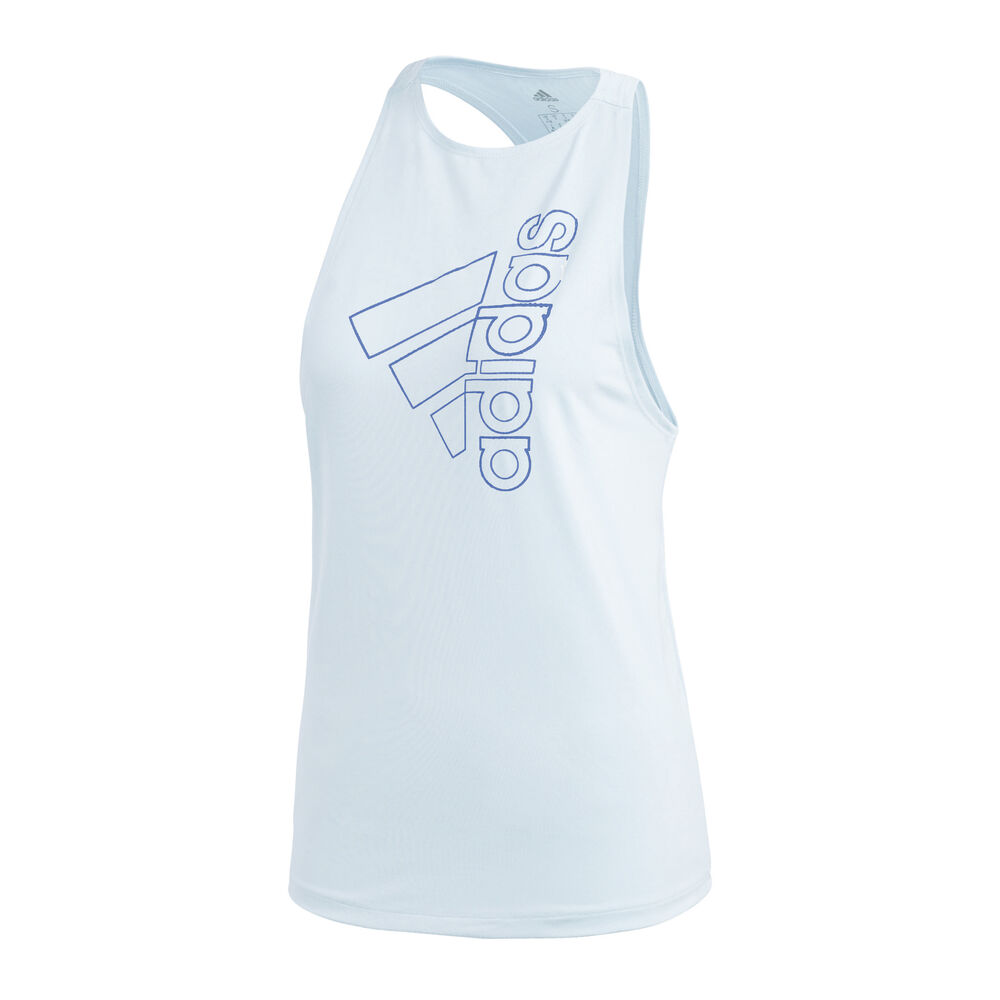 adidas Tech Badge Of Sports Débardeur Tank Top Femmes - Bleu Clair , Bleu