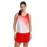 Crew Racerback D&eacute;bardeur tank top Femmes-rouge, blanc