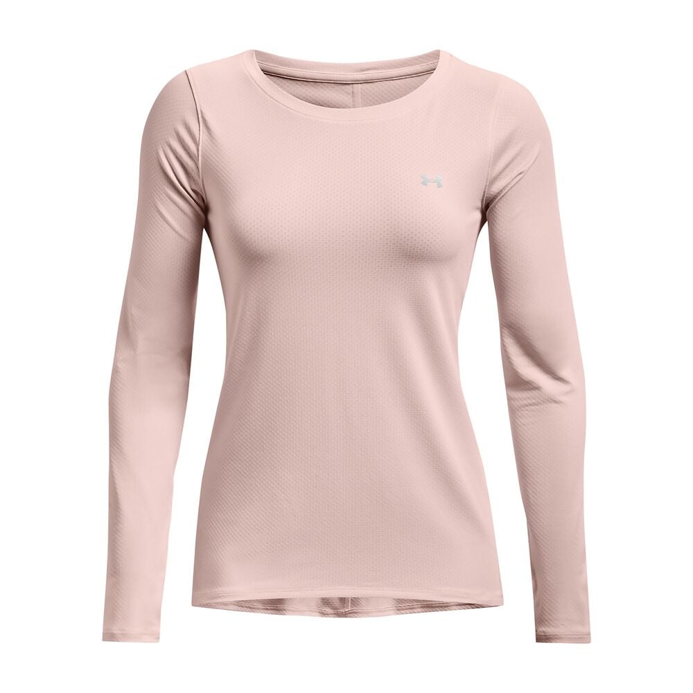 Under Armour Heatgear Haut Manches Longues Femmes - Rosé