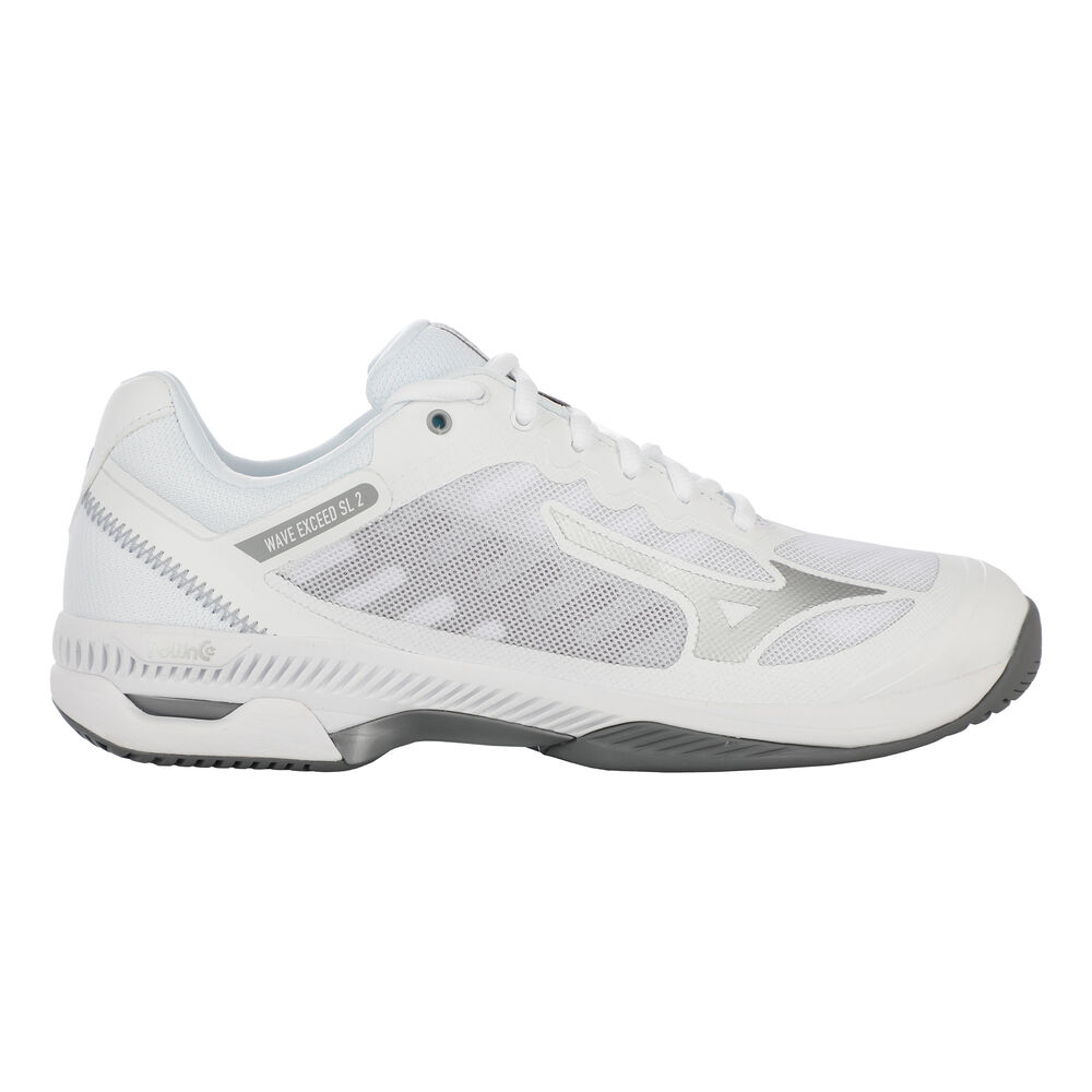 Mizuno Wave Exceed SL 2 AC Chaussures Toutes Surfaces Femmes - Blanc , Argent