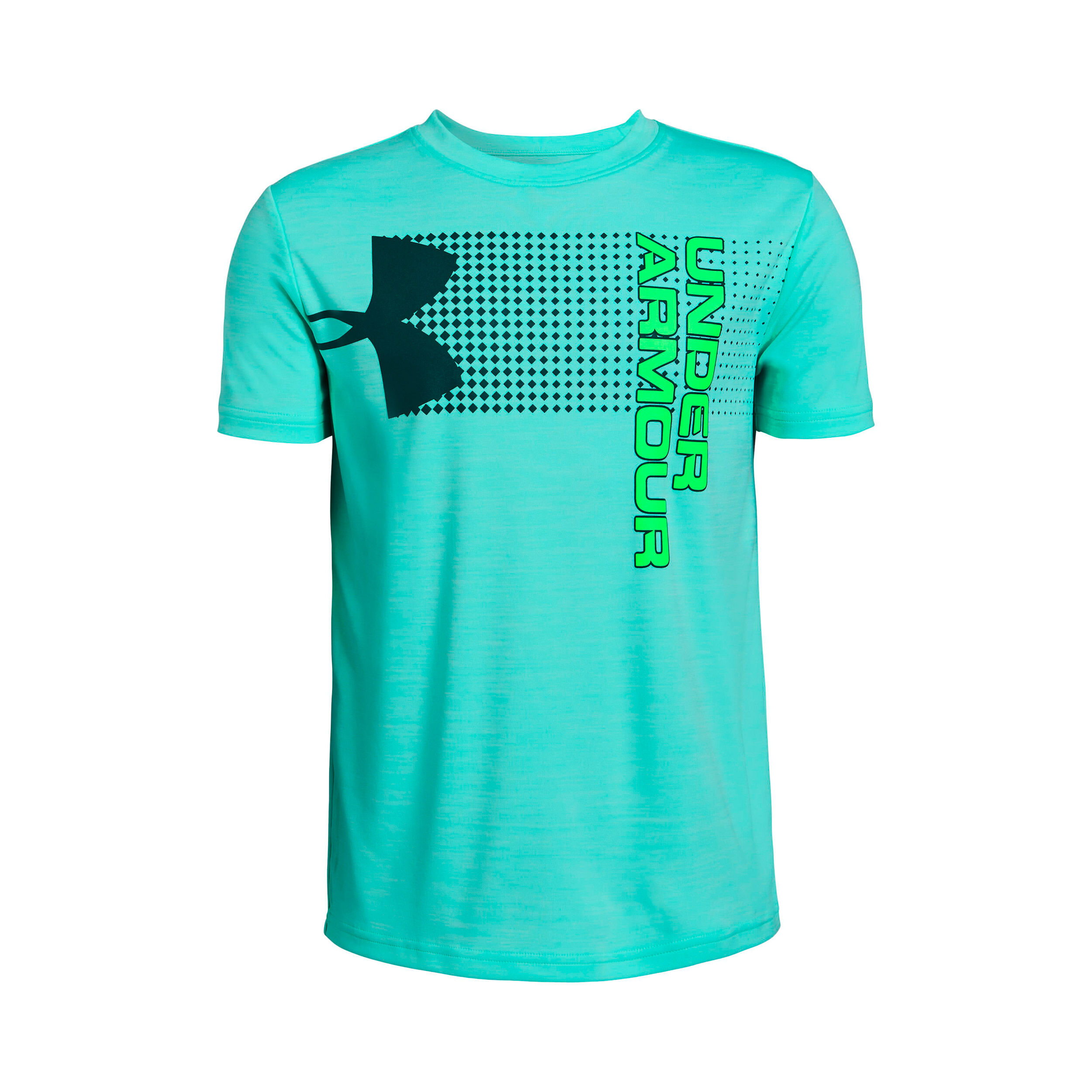 L Under Armour Crossfade Tee T-Shirt Garçon Vert L Under Armour Crossfade Tee T-Shirt Garçon Vert
