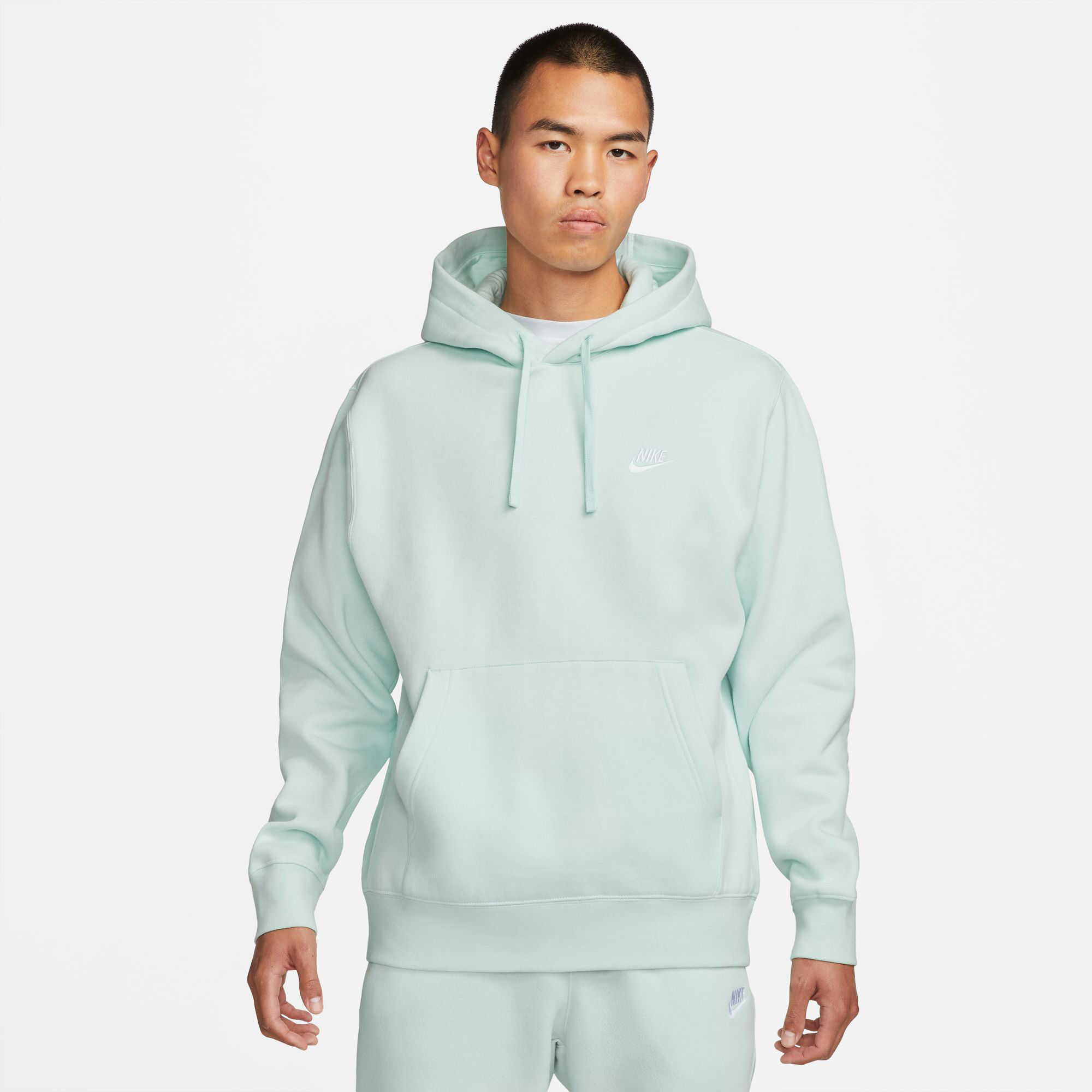 Buy Nike Sportswear Club Fleece Sweat A Capuche Hommes Mint online Tennis Point FR