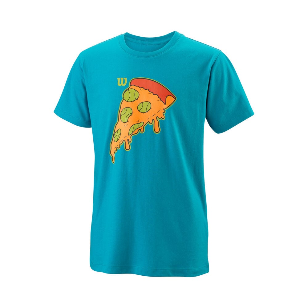 Wilson Slice Tech T-shirt Garçons - Bleu , Orange