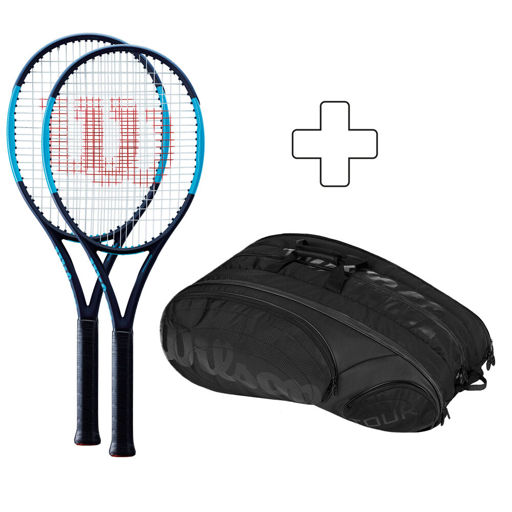 Wilson 2x Ultra 100 Countervail + Sac De Tennis