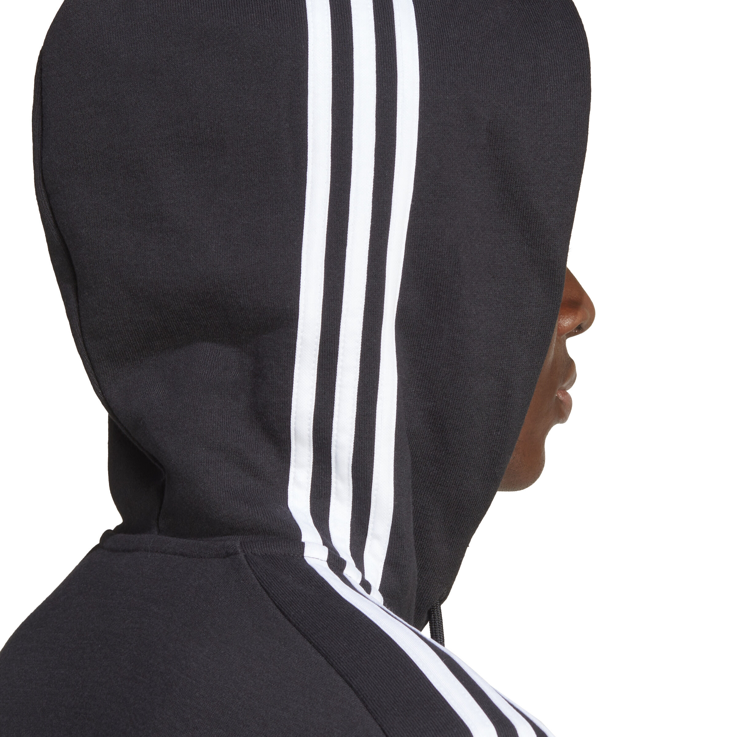 Mens adidas 3 stripe hoodie store