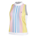 Vêtements Original Penguin Original Penguin Striped Ribbed Débardeur Tank Top Femmes-Blanc