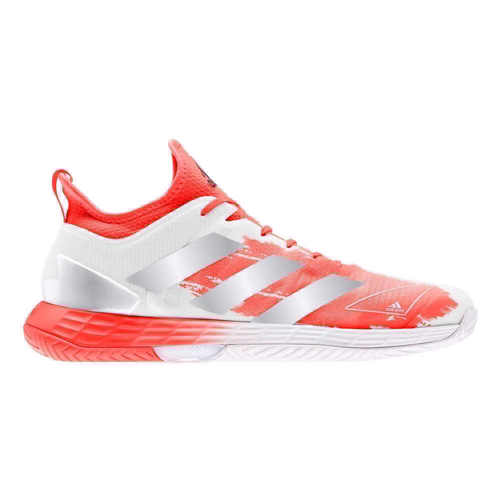 adidas Adizero Ubersonic 4 Chaussures Toutes Surfaces Hommes - Blanc , Orange