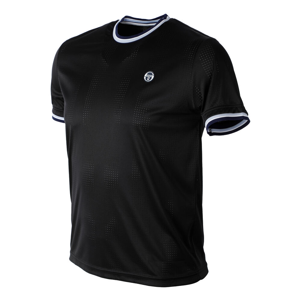 Sergio Tacchini Paris T-shirt Hommes - Noir