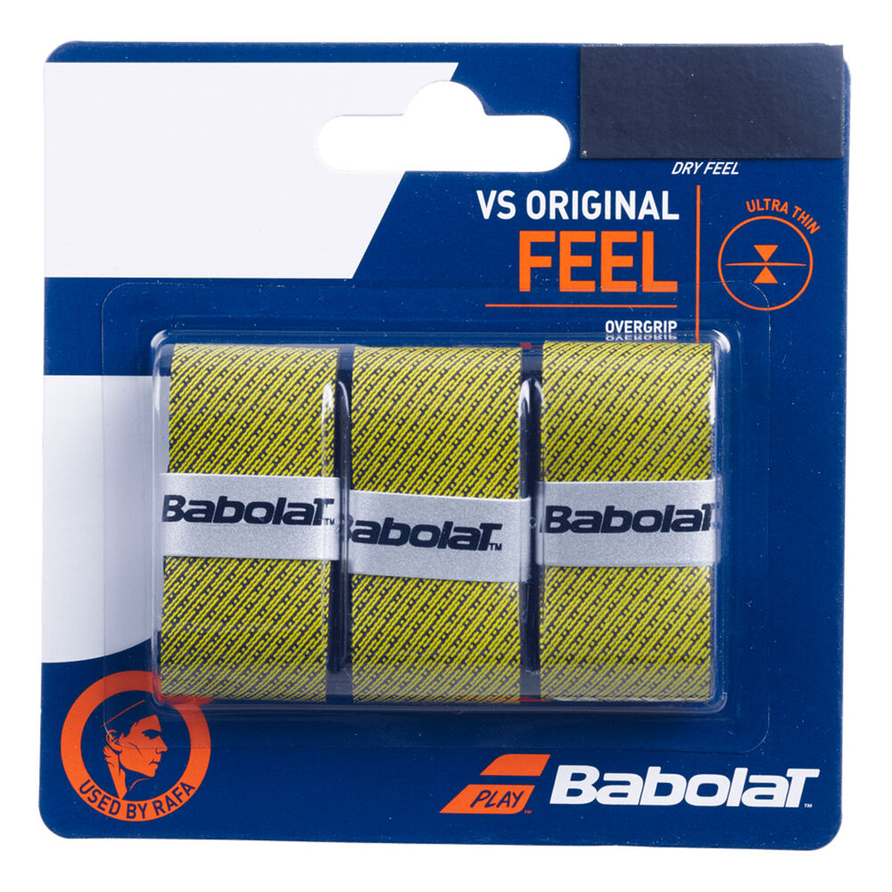 Babolat VS Grip Original Pack De 3 - Noir , Jaune