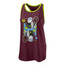 Queen Tech Débardeur tank top Femmes - rouge vin, 