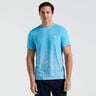 Performance Ombre T-shirt Hommes-Bleu Clair