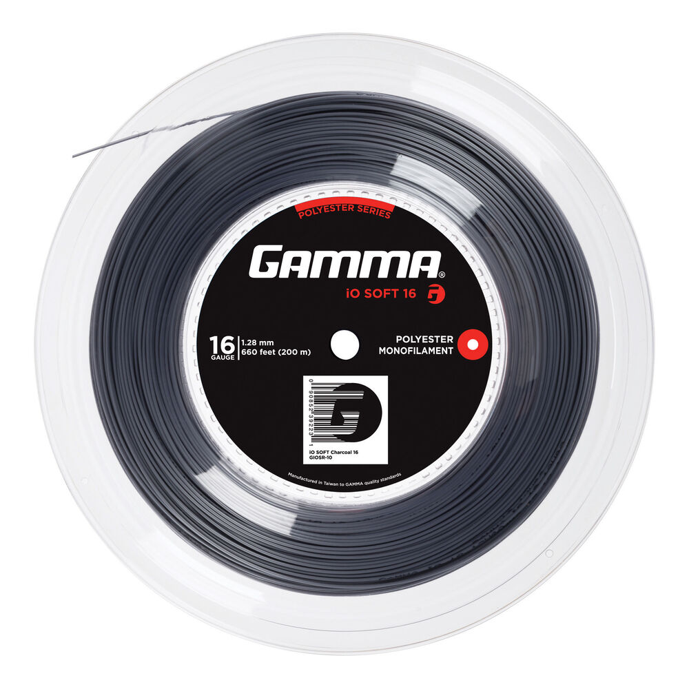 Gamma IO Soft Charcoal Bobine Cordage 200m - Gris