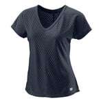 Vêtements Wilson Wilson Training V-Neck II T-shirt Femmes - bleu, 