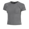 Motion Mesh T-shirt Femmes-vert, gris