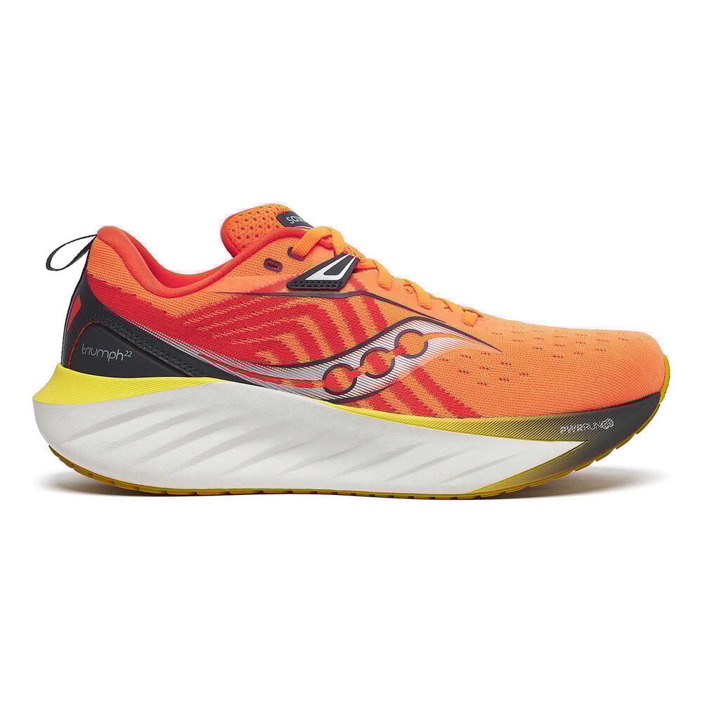 Saucony Triumph 22 Homme Orange Saucony Triumph 22 Chaussure De Running Sans Stabilisateurs Hommes - Orange , Multicouleur