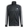 Taining Essentials 3 Stripes Veste De Survêtement Hommes-Noir