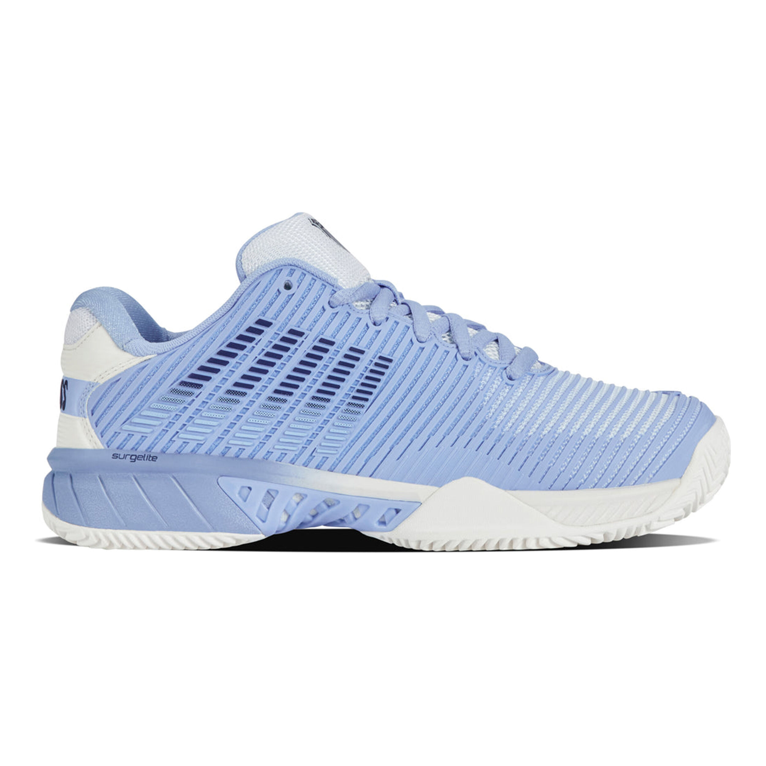 Buy K Swiss Hypercourt Express 2 Chaussure Terre Battue Femmes Bleu Clair Blanc online Tennis Point FR