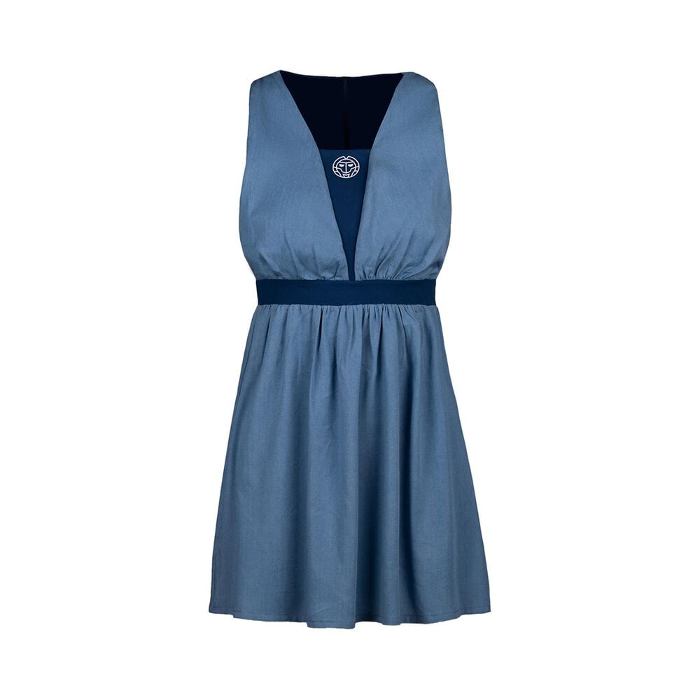 BIDI BADU Nia Jeans Tech Robe Filles - Bleu , Bleu Foncé