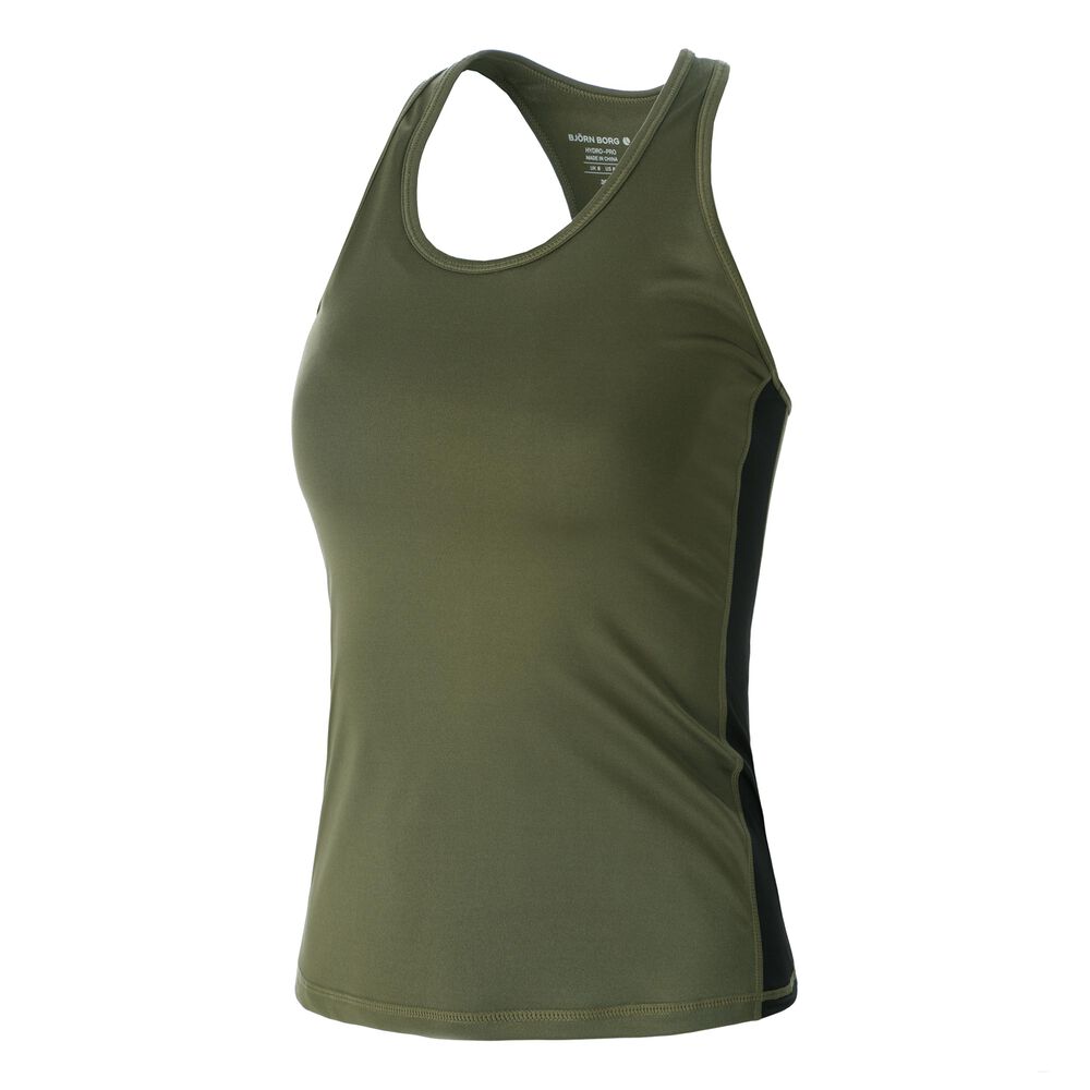 Björn Borg Academy Débardeur Tank Top Femmes - Vert Olive , Noir