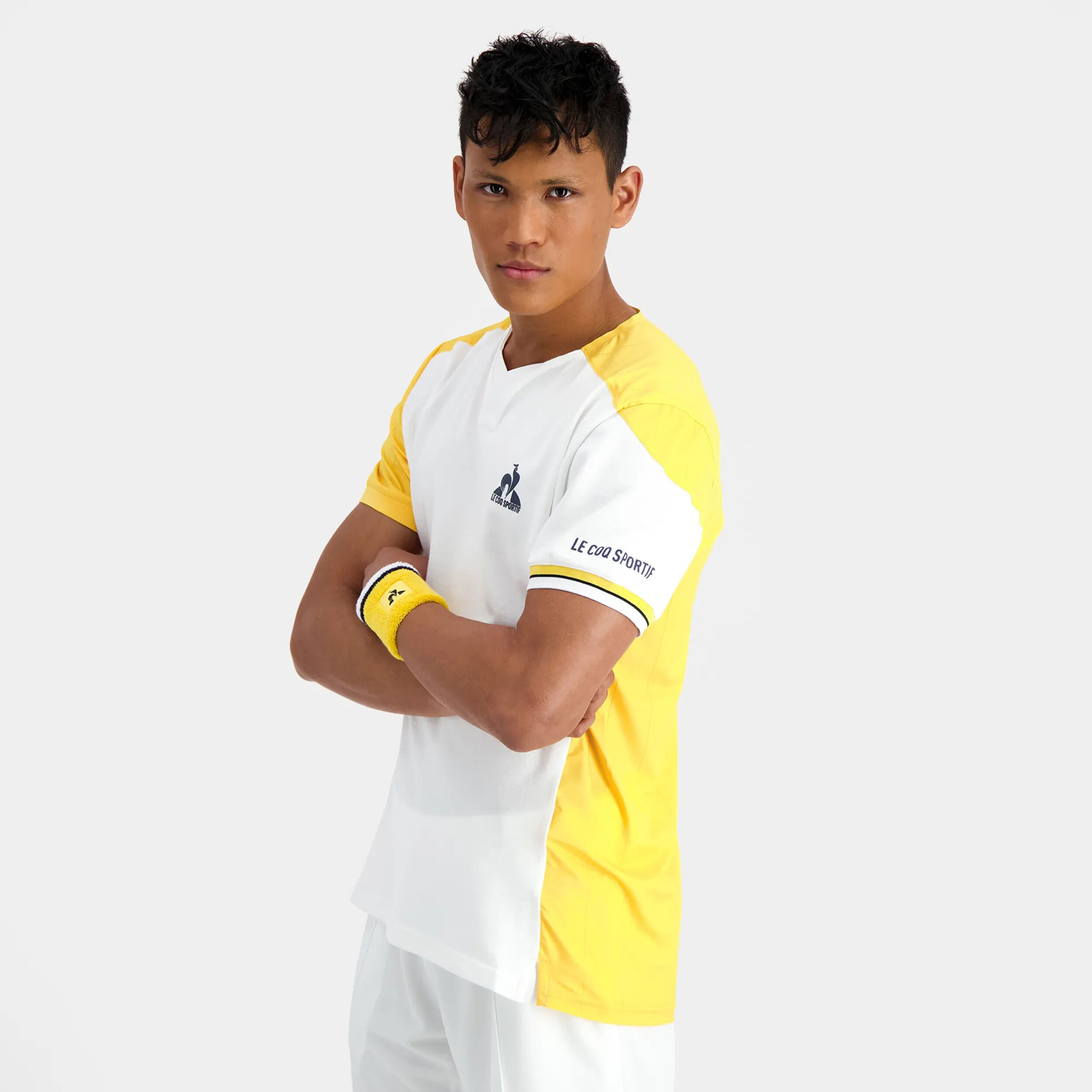 T shirt le coq deals sportif jaune