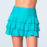 Linen Nouveau Awesome Ruffle Jupe Femmes-turquoise