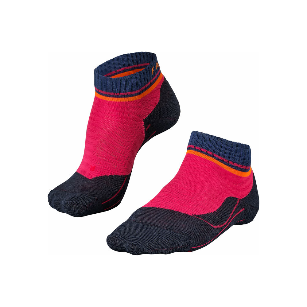 Falke RU4 Short GoOn Chaussettes De Running Femmes - Pink , Bleu Foncé