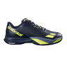 JET M4 CLY Chaussure terre battue Hommes-noir, jaunes fluo
