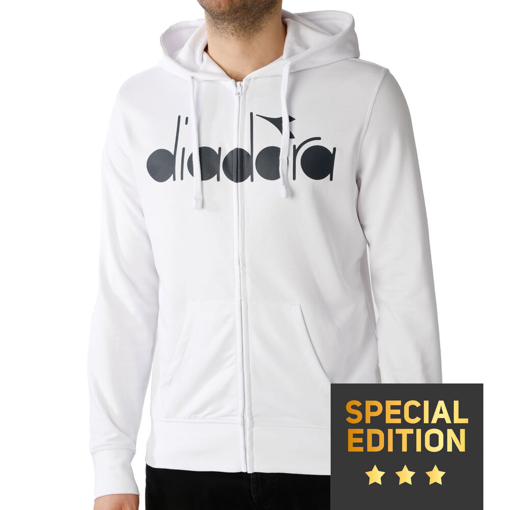 Diadora Club Gilet En Coton Edition Spéciale Hommes - Blanc , Noir