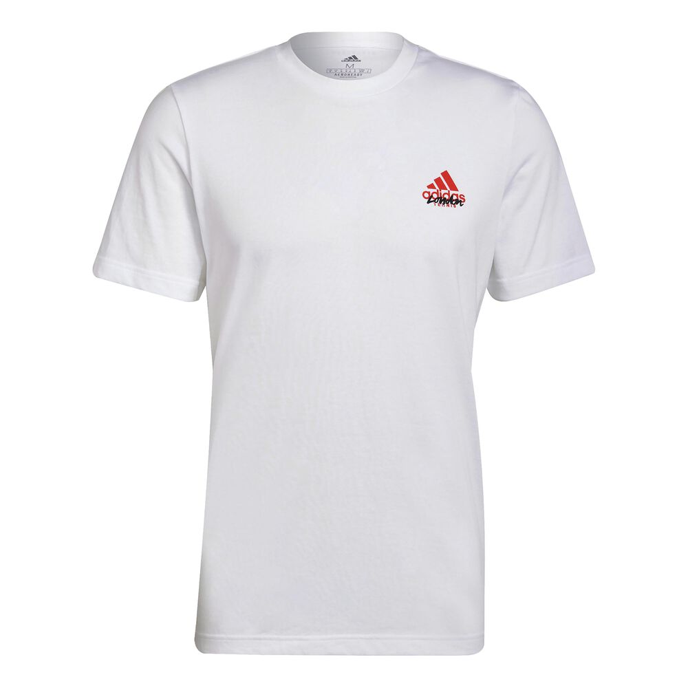 adidas London T-shirt Hommes - Blanc , Rouge