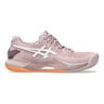 Gel-Resolution 9 Clay Chaussure Terre Battue Femmes-Beige,Blanc