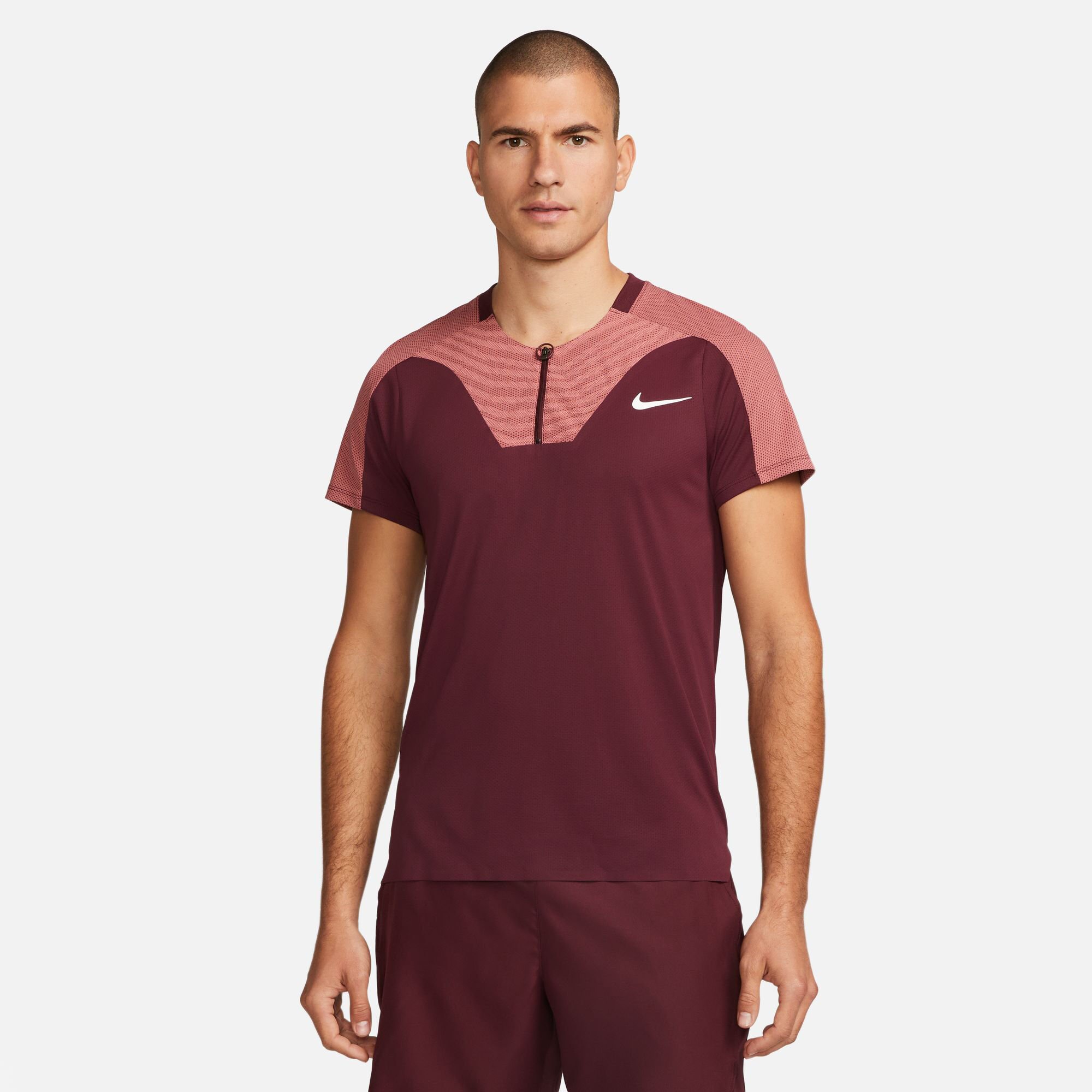Maroon nike polo discount