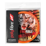 Polyfibre Polyfibre Firerage Ribbed 12m Cordage En Garniture-Rouge