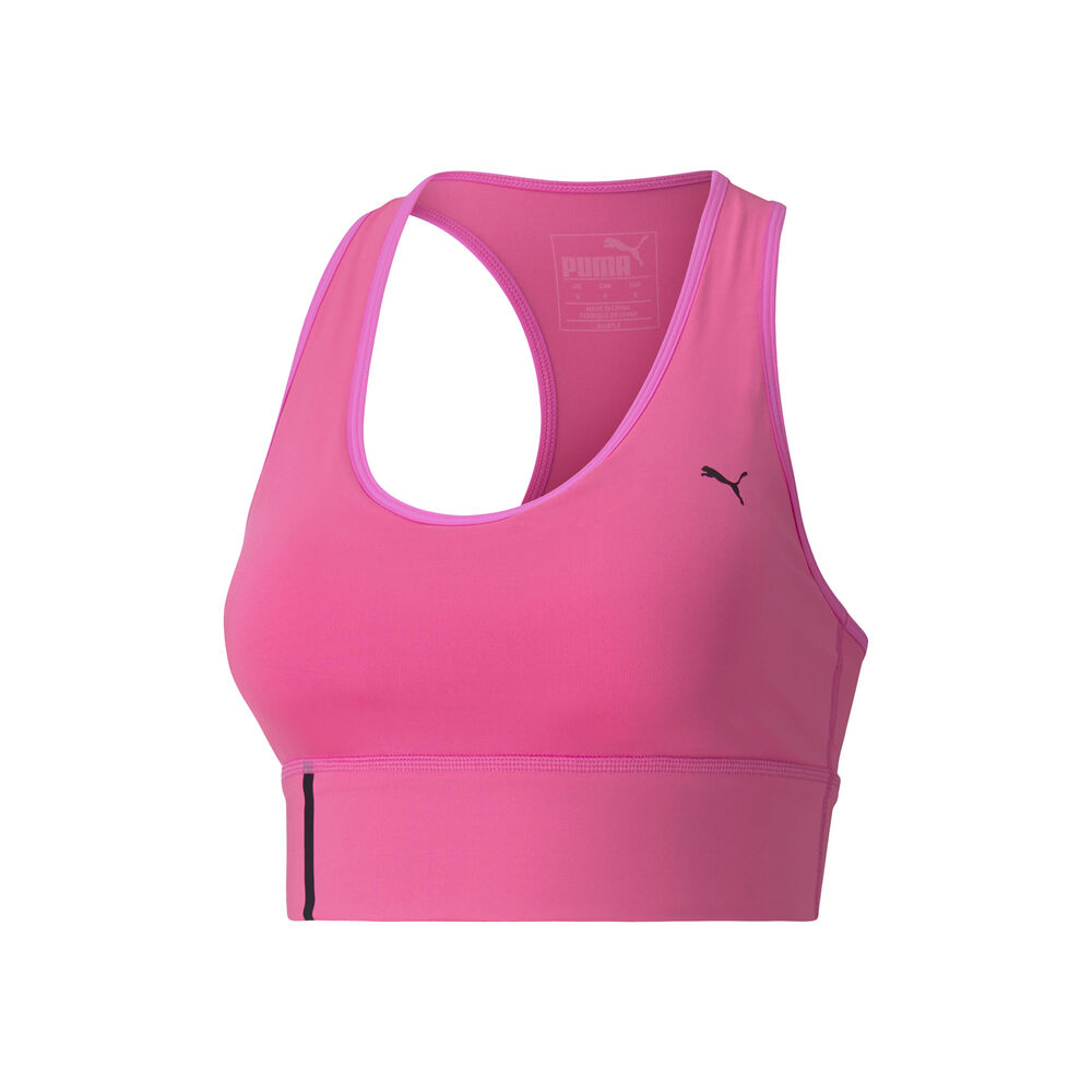 Puma Mid Impact Long Line Soutien-gorge Sport Femmes - Pink