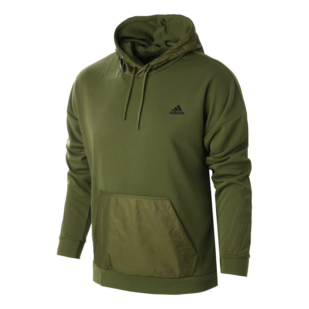 adidas Fleece Sweat à Capuche Hommes - Vert Olive