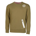 Vêtements BIDI BADU BIDI BADU Chill Crew Sweat-shirt Hommes-Vert Olive